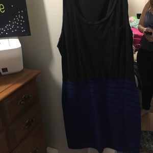Black and Blue Dress